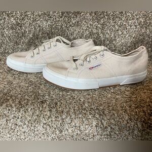 SUPERGA Cotu Classic Canvas Sneaker Off-White Size 7